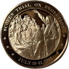 Medal - History of the United States Scopes Trial on Evolution