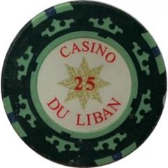 25 Livres - Casino Du Liban Poker Chip