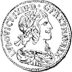 ¼ Ecu - Louis XIII Count of Catalonia