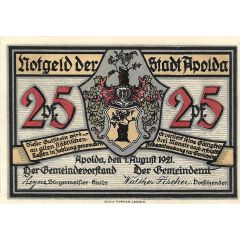 25 Pfennig Silhouette Series - Issue C