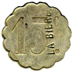 15 Centimes - La Bière - Paris [75]