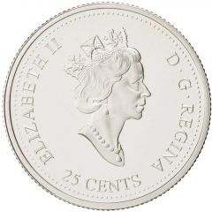 25 Cents - Elizabeth II Achievement, silver