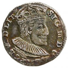 Trojak / 3 Grosze - Sigismund III Vasa Olkusz mint