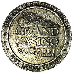 1 Dollar Gaming Token - Grand Casino Gulfport, Mississippi