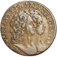 1/2 Penny - William and Mary