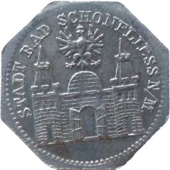 10 Pfennig - Schönfliess, Bad