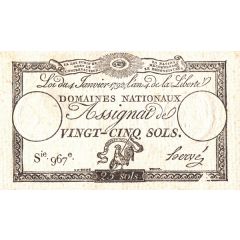 25 Sols Assignat