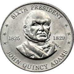 Token - Shell's Mr. President Coin Game John Quincy Adams