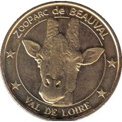 Médailles et Patrimoine Val de Loire - ZooParc de Beauval - Girafe
