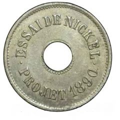 Essai de 2 centimes en nickel