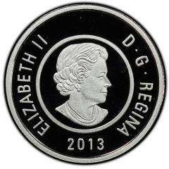 5 Dollars - Elizabeth II Ice Fishing Mother with Baby