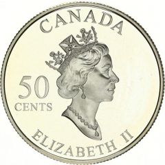 50 Cents - Elizabeth II Golden Daffodil