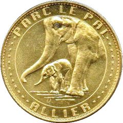 Token - Arthus Bertrand - Trésors de France Parc le Pal - Allier