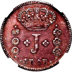 300 Réis - José I Curved Zones, Province of Minas Gerais, Rio de Janeiro Mint