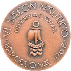 Medal - 6th international nautical exhibition in Barcelona 1968