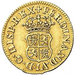 1/2 Escudo - Fernando VI Madrid