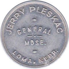 1 Dollar - Jerry Pleskac General Merchandise Loma, Nebraska