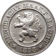 10 Centimes - Léopold II Dutch text