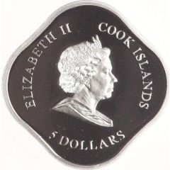 5 Dollars - Elizabeth II 30th Anniversary Election of John Paul II