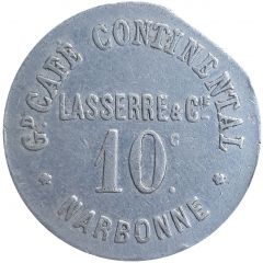 10 Centimes - Grand Café Continental - Narbonne [11]