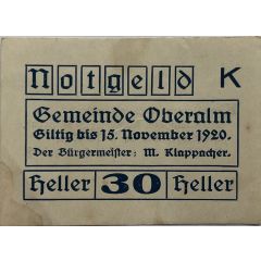 30 heller Oberalm