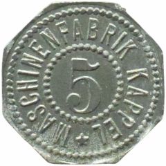 5 Pfennigs - Kappel Maschinenfabrik