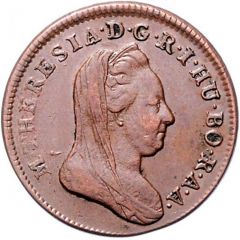 1/2 Kreutzer - Maria Theresia