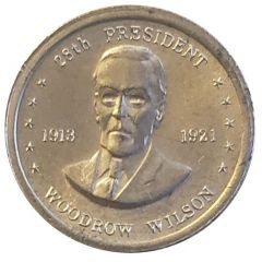 Medal - Presidential Commemorative Medals - Mini Woodrow Wilson