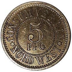 5 Pfennig Berlin - Consum Verein Nord West