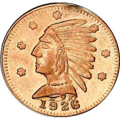1 Dollar - Alberta Gold Indian head
