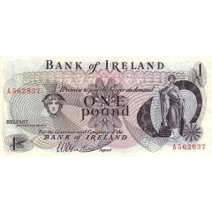 1 Pound Bank of Ireland