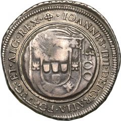 500 Réis - João IV Countermarked 400 Réis