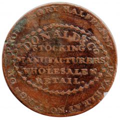 1/2 Penny Warwickshire - Birmingham / Donald and Co