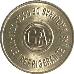 Vending Machine Token - Coca-Cola GA - Garanhuns, Pernambuco