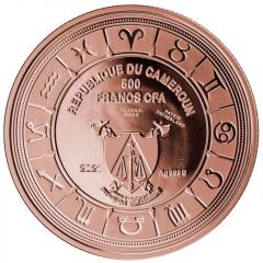 500 Francs Libra, rose gold