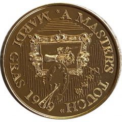 Mardi Gras Token - Krewe of Zeus A Master`s Touch, Metairie, Louisiana