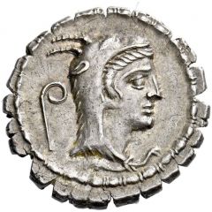 Denarius L. Papius, L•PAPI