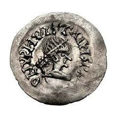 1/4 Siliqua In the name of Justinian I and Theoderic, Sirmium