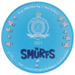 2 Dollars - Charles III Smurfs