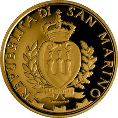 2 Scudi First Issue Coin of the Republic of San Marino