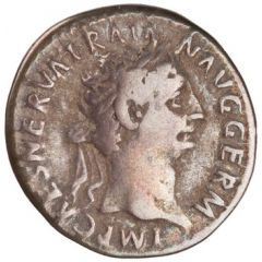 Quinarius - Trajan PONT MAX TR POT COS II, Victory