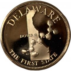 Medal - States of the Union Delaware