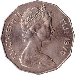 50 Cents - Elizabeth II 2nd portrait
