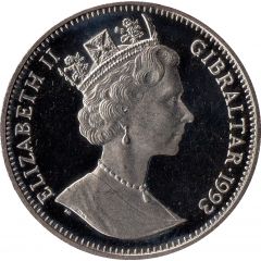 1 Crown - Elizabeth II Long-haired Dachshund