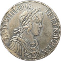 Reproduction - écu de 60 sols-poinçon de warin Louis XIII