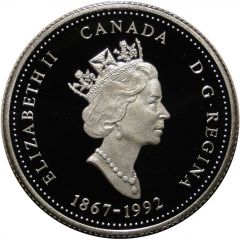 25 Cents - Elizabeth II Yukon, Silver Proof Issue