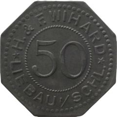 50 Pfennig - Liebau H. and F. Wihard