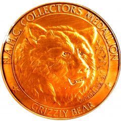 Token - North American Hunting Club Big Game Collectors Series 01 - Grizzly Bear