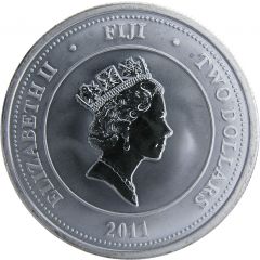 2 Dollars - Elizabeth II `Taku Turtle` Silver Bullion