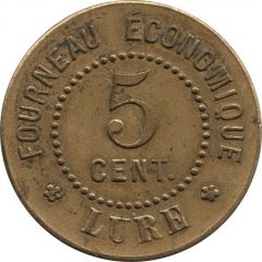 5 Centimes - Fourneau économique Lure